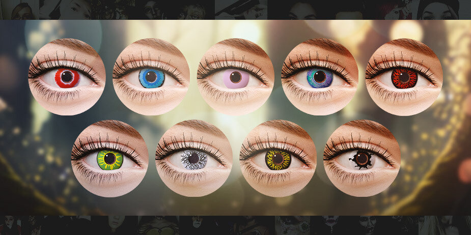 Nouvelle Gamme De Lentilles Colorées : Styles Cosplay & Monstre