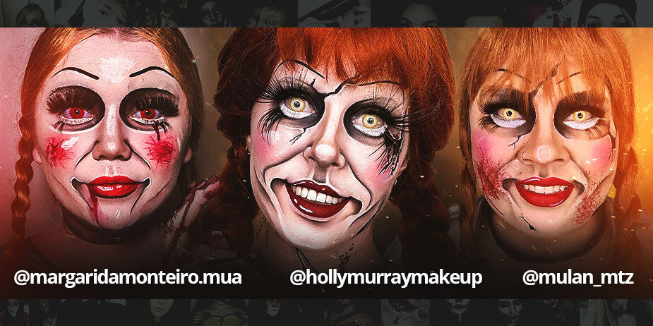 Annabelle-Puppe-Kostümideen Mit Kontaktlinsen