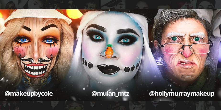 Christmas Character Dress Up With Coloured Contacts