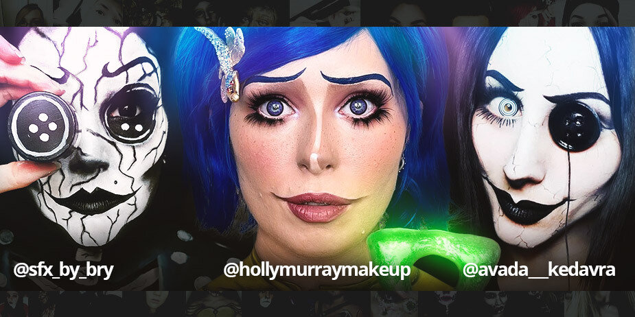 Coraline & Die Andere Mutter Kostüm Make-Up-Ideen