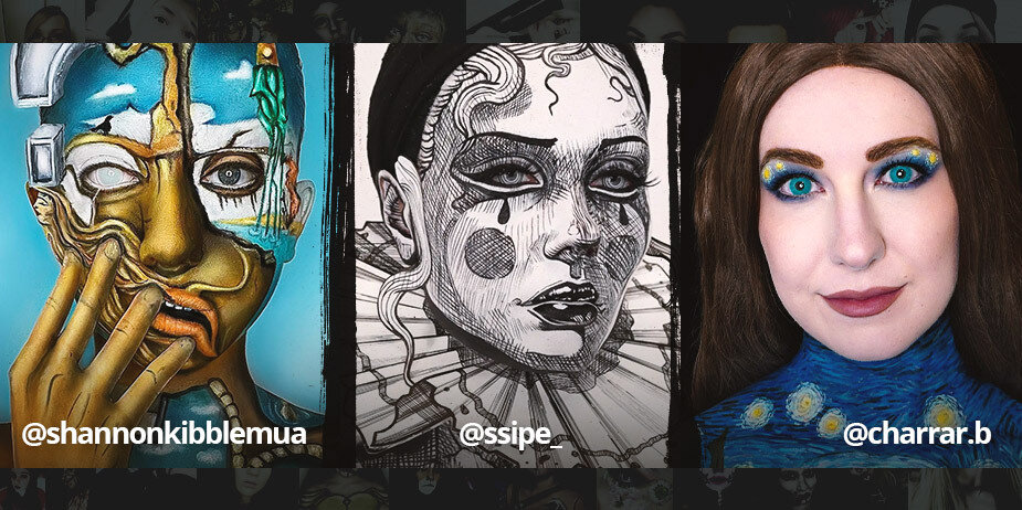 Makeup-Art-Ideen: Körper und Gesicht als Leinwand