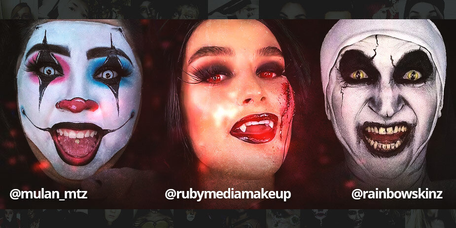 Coole Halloween-Make-Up-Videos Feat. Coloured Contacts Affiliates