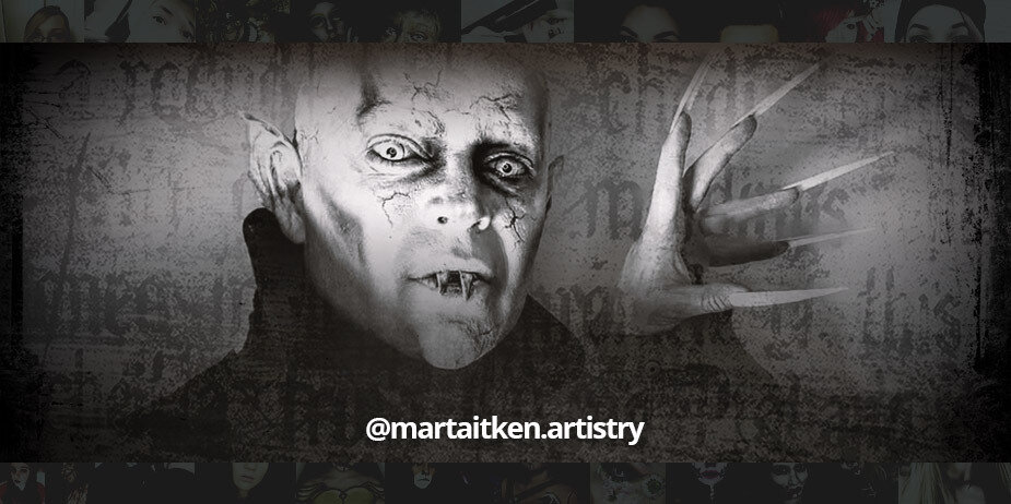 Nosferatu Inspired Lenses with Colored Contacts