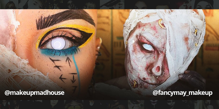 Mummy Contact Lenses For DIY Mummy Costumes