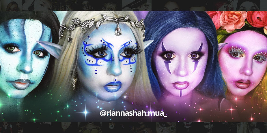 Bellissimo Makeup Fantasy Con @riannashah.mua_ x Coloured Contacts