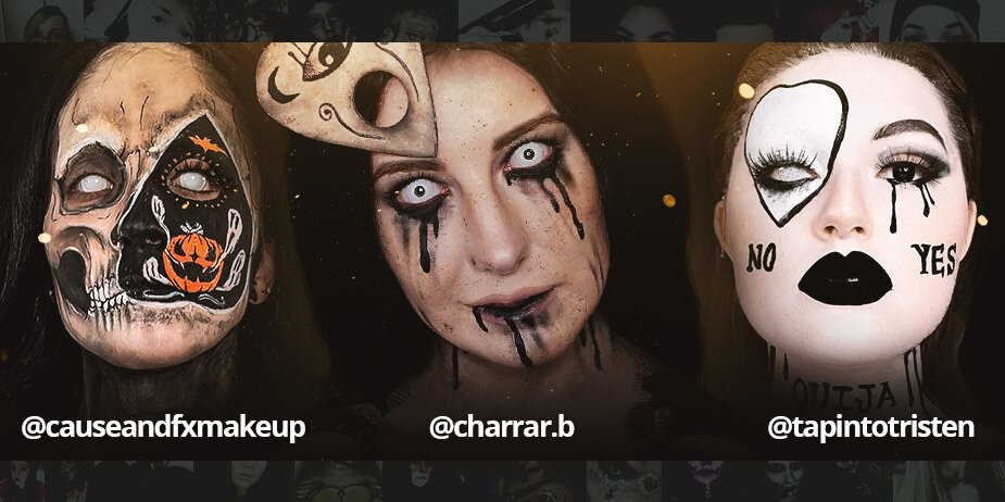 Ouija Board Makeup & Costume