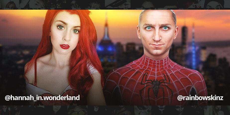 Spiderman Kontaktlinsen Für Spiderman-Cosplay-Kostüme