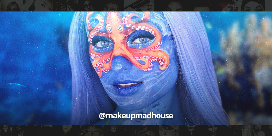 Maquillage des Fonds Marins avec Coloured Contacts