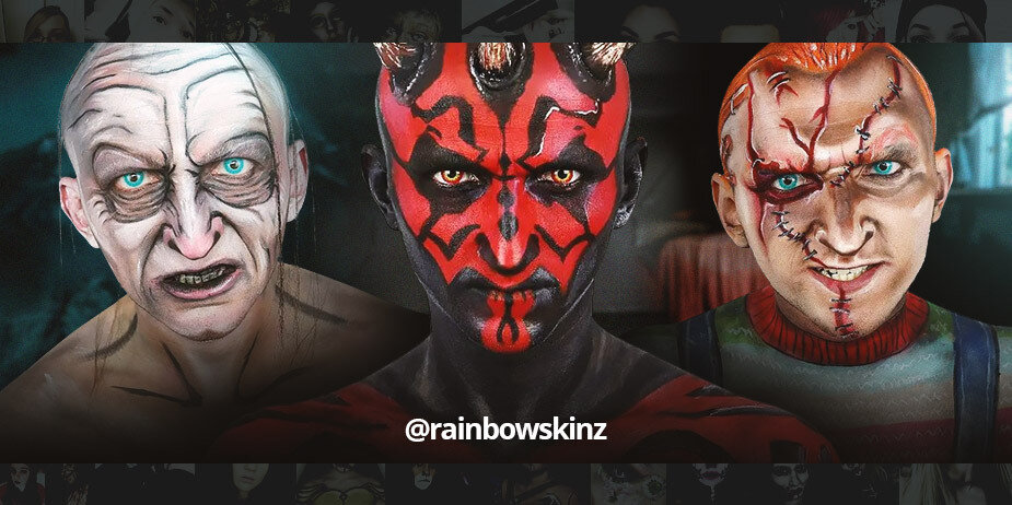 Das Ist Rainbowskinz: Body Paint Cosplay Artist