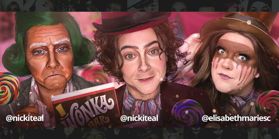 Maquillage Willy Wonka & Oompa Loompa Pour Les Costumes De Cosplay