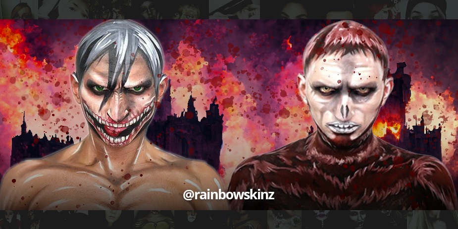 Cheap Attack On Titan Cosplay With Costume Contact Lenses