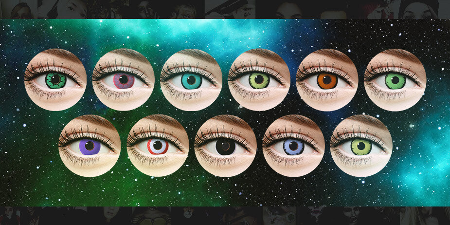 Nouvelles lentilles : Lentilles de contact colorées angélique, manson et vampire