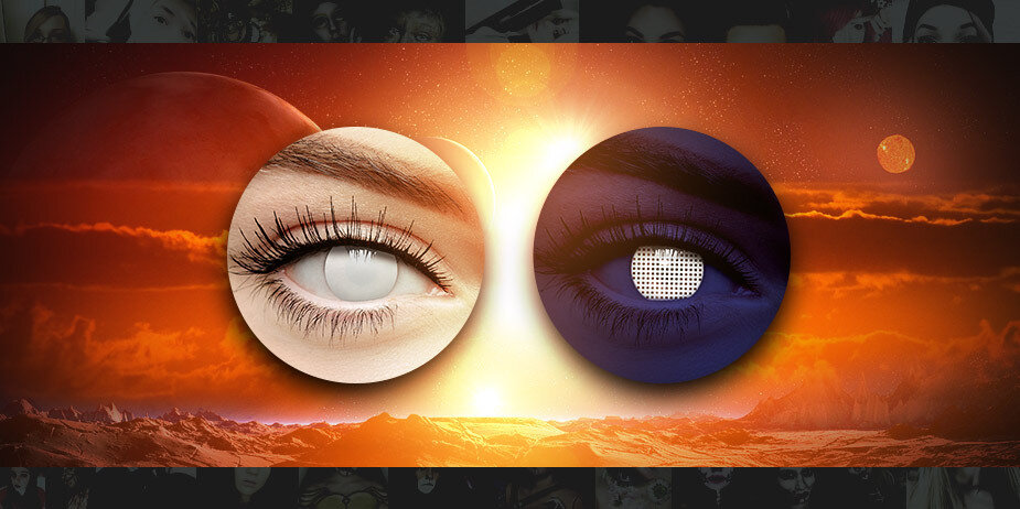 Lentilles de contact Riddick : Les meilleures lentilles blanches pour aveugles