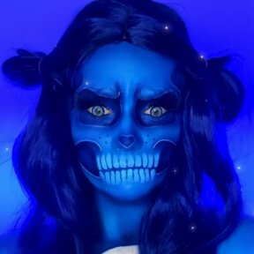 Elven Blue (Grumpy Bear) | @sammyjosartistry