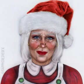 Blue Rain Tri Tone (Ms Claus) | @SapphireIvesFX