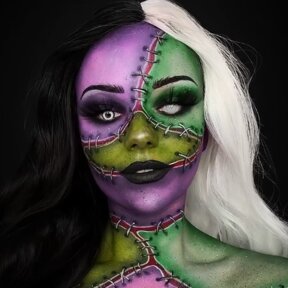 White Luna & White Mesh | @sammyjosartistry