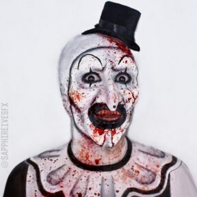 Black Hellraiser (Art the Clown) | @sapphireivesfx