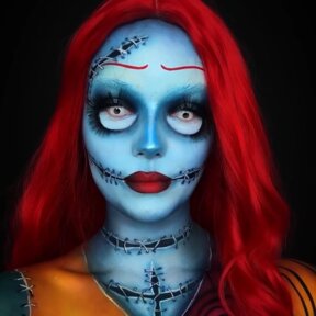 White Halloween (Sally Stitches) | @sammyjosartistry