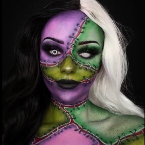 White Luna & White Mesh | @sammyjosartistry