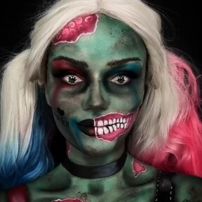White Corpse (Zombie Harley Quinn) | @sammyjosartistry