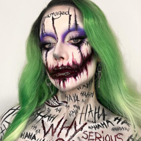 Silver Mirror (Joker) | courteneydunn_mua