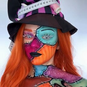 White Rinne Rings & White Luna (Mad Hatter) | @sammyjosartistry