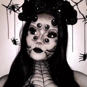 Black Mini Sclera | @sammyjosartistry