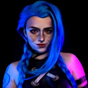 Pink UV (Jinx Arcane) | @sammyjosartistry