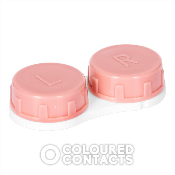 Coloured Contacts Travel Lens Case Kit Pink | Lens Storage Cases