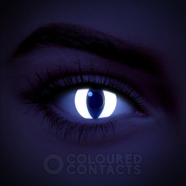 Lentillas Color Gato Blanco UV i-Glow | Lentillas Carnaval y Cosplay