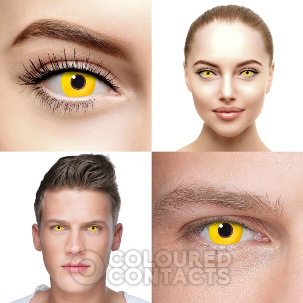Yellow Coloured Contact Lenses (Daily) | Coloured Contacts