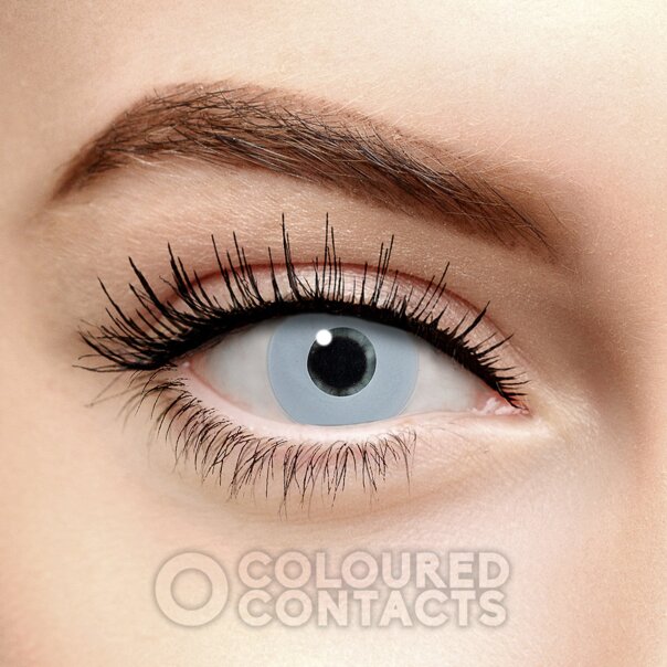 Prescription White UV Colored Contact Lenses | Halloween Zombie Lens