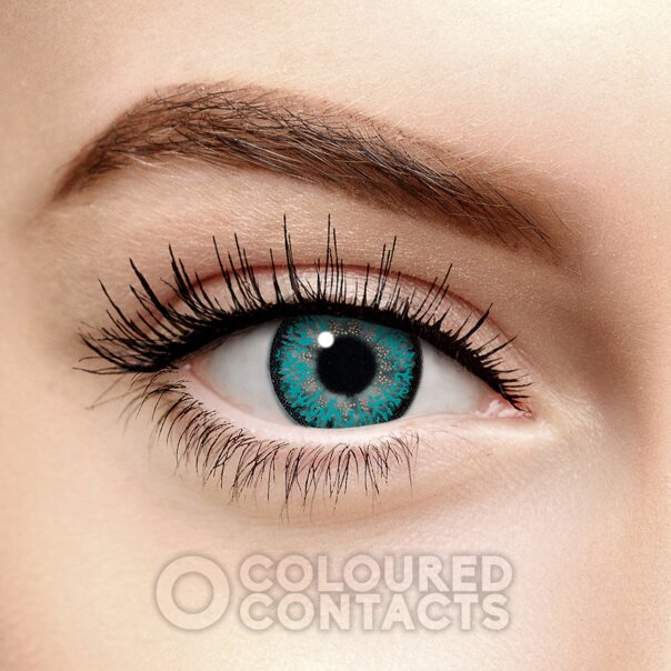 Aqua Tri Tone Coloured Contact Lenses (30 Day) | Coloured Contact Lenses