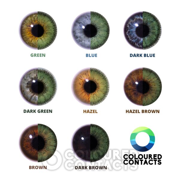 Moss Green Coloured Contact Lenses (Daily) | Coloured Contact Lenses