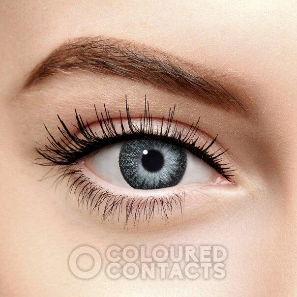 Dolly Eye Graue farbige Kontaktlinsen (30 Tage) | Farbige Kontaktlinsen