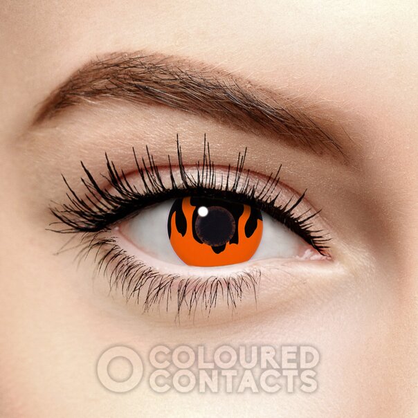 Lentilles de contact colorées Hellfire (30 jours) | Lentilles de contact colorées pour déguisement