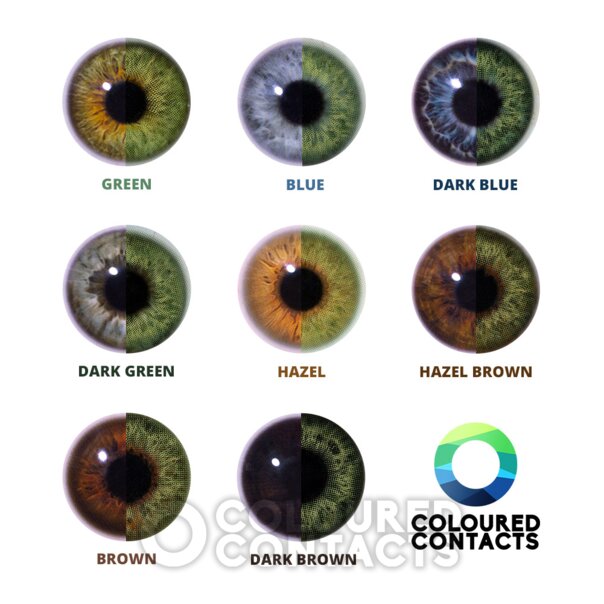 Garnet Green Coloured Contact Lenses (Daily) | Coloured Contact Lenses