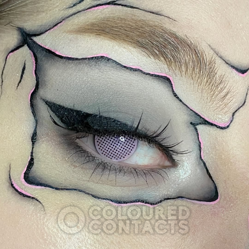 Mesh & Screen Contact Lenses, Halloween Mesh Colour Eye Lens UK