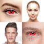 Red Mini Sclera Contact Lenses | Halloween Contact Lenses