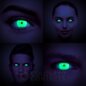 UV I-Glow Cosplay Yellow Coloured Contact Lenses (Daily) | Coloured Contact Lenses