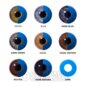 Blue UV i-Glow Daily Colored Contact Lenses, Glow In The Dark Lens