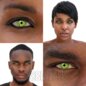 UV I-Glow Cosplay Yellow Coloured Contact Lenses (Daily) | Coloured Contact Lenses