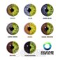 UV I-Glow Cosplay Yellow Coloured Contact Lenses (Daily) | Coloured Contact Lenses