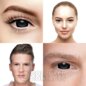 Black Mini Sclera Prescription Coloured Contact Lenses (30 Day) | Coloured Contacts