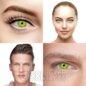 UV I-Glow Cosplay Yellow Coloured Contact Lenses (Daily) | Coloured Contact Lenses