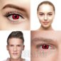 Red/Black Cosplay Shinobi Eye Coloured Contacts | Daily Costume Lenses