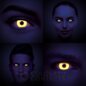 Daily Glow In Dark Contact Lenses: Pink UV Halloween Contacts