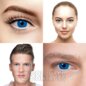 Lentes De Contacto De Color Azul UV i-Glow 30 Días