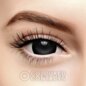 Black Mini Sclera Prescription Coloured Contact Lenses (30 Day) | Coloured Contacts
