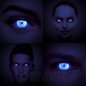 UV I-Glow Cosplay Blue Coloured Contact Lenses (Daily) | Coloured Contact Lenses